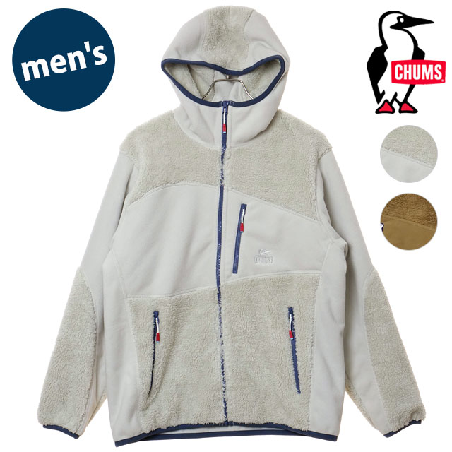チャムス CHUMS ボンディングフリースパネルパーカー CH04-1419 FW25 M Bonding Fleece Panel Parka メンズ アウター フーディー 防風 アウトドア 正規取扱店 | CHUMS | 03