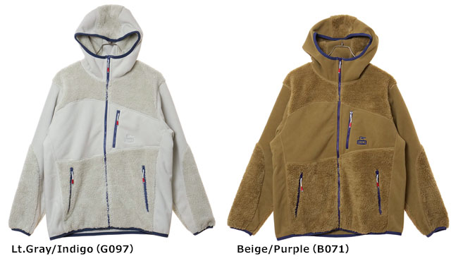 チャムス CHUMS ボンディングフリースパネルパーカー CH04-1419 FW25 M Bonding Fleece Panel Parka メンズ アウター フーディー 防風 アウトドア 正規取扱店 | CHUMS | 04