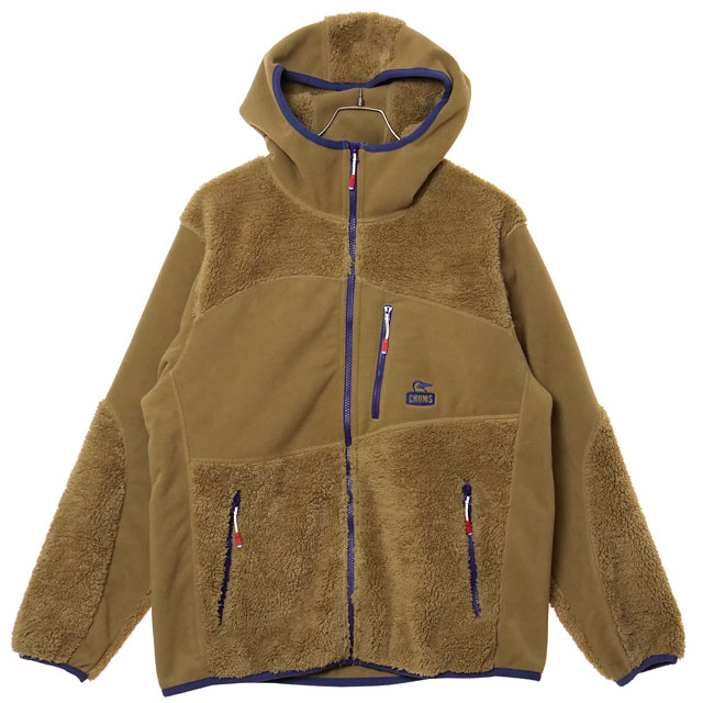 チャムス CHUMS ボンディングフリースパネルパーカー CH04-1419 FW25 M Bonding Fleece Panel Parka メンズ アウター フーディー 防風 アウトドア 正規取扱店 | CHUMS | 02
