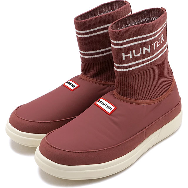 ハンター HUNTER インアウト ハンターニッティドソックスリッパ UFS7113REN-DRS FW25 レディース DREAMY-ROSE SHADED-WHITE 正規取扱店 | HUNTER