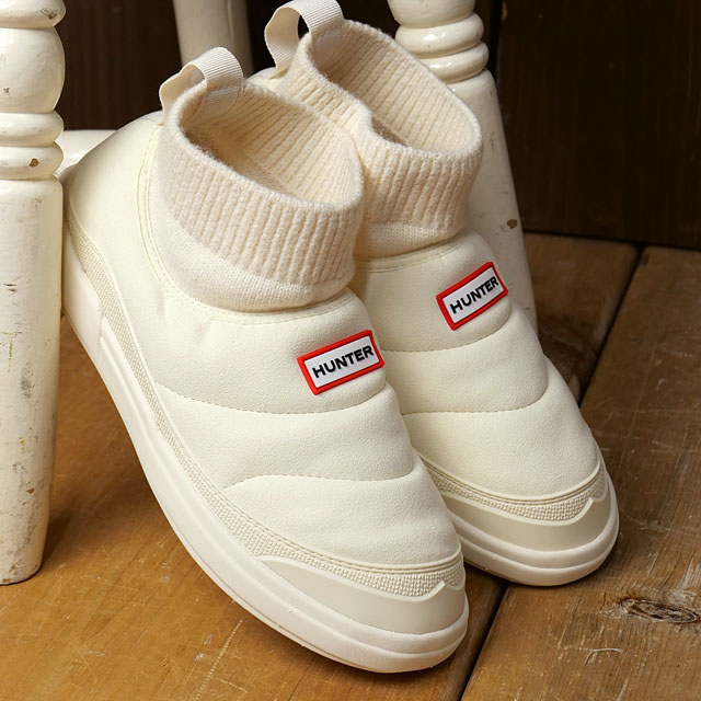 新品❤未使用 HUNTER スノー ブーツ 25cm WWG タグ付 白ホワイト ユニセックス ハンター グリップ トール スノー ブーツ - ホワイト