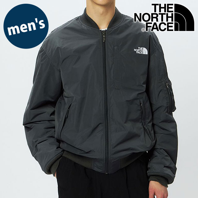 ザ・ノース・フェイス THE NORTH FACE インサレーションボンバージャケット NY82552-AG FW25 Insulation Bomber Jacket MA-1 アスファルトグレー 正規取扱店 | THE NORTH FACE | 01