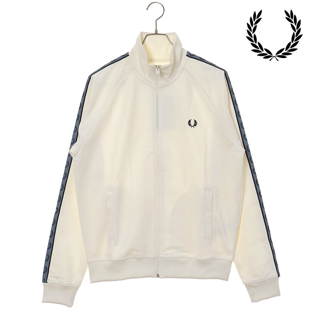 フレッドペリー FRED PERRY コントラストテープ トラックジャケット J5557-729 FW25 メンズ アウター トラックトップ ECRU NAVY 正規取扱店 | FRED PERRY | 04