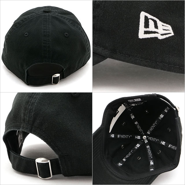 ニューエラ NEW ERA キャップ ベーシック ウォッシュドコットン 14525150 9TWENTY WASHED BASIC 25J 定番 サイズ調整可能 ブラック スノーホワイト 正規取扱店 | NEW ERA | 02