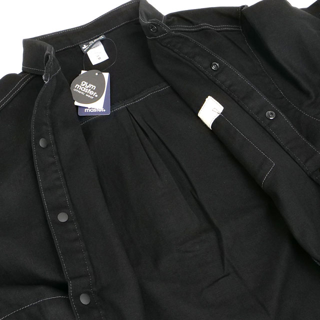 ジムマスター GYM MASTER 10ozストレッチカツラギシャツJKT [G221718-05 FW25] メンズ トップス ジャケット 長袖 ブラック(カツラギ) 正規取扱店 gym master（ジムマスター） GYM MASTER 10ozストレッチカツラギシャツ