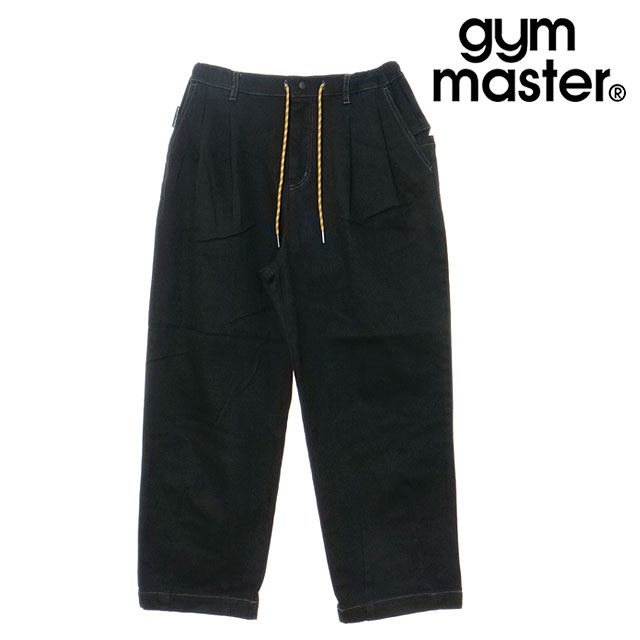 ジムマスター GYM MASTER 10ozストレッチカツラギツータックパンツ [G621747-04 FW25] メンズ ボトムス ロングパンツ クライミングパンツ チャコール(カツラギ) 正規取扱店 gym master（ジムマスター） GYM MASTER 10ozストレッチカツラギ