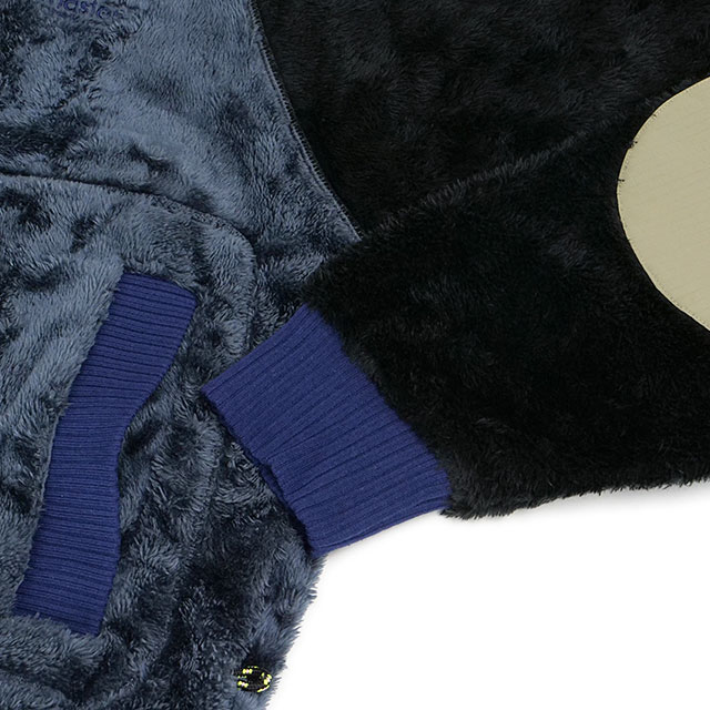 ジムマスター GYM MASTER リバーシブルボア×リップストップフードJKT G618770-90 FW25 メンズ 2WAYパーカー チャコールCRZ ベージュ 正規取扱店 | gym master | 03