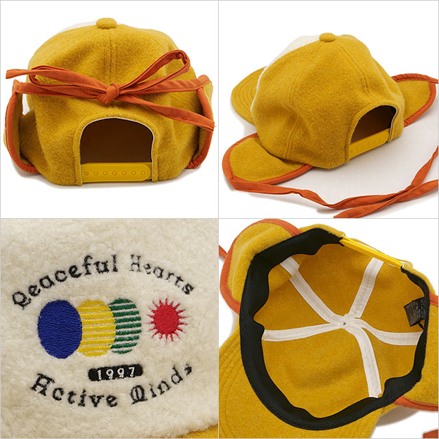 カシラ CA4LA ベースボールキャップ TKU00419 FW25 PLOY メンズ・レディース 帽子 シコロ付きキャップ フリーサイズ YELLOW 正規取扱店 | CA4LA | 02