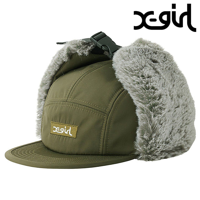 X-girl（エックスガール） ドッグイヤー ジェットキャップ