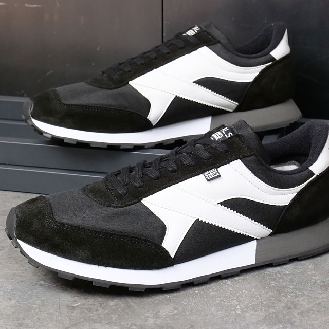 【英国製・美品】ウォルシュ（Norman Walsh）スニーカー　UK8　黒 SALE セール｜ ウォルシュ メンズ スニーカー ヨーロピアン レヴァン