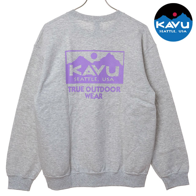 KAVU（カブー） トゥルーロゴスウェット 19822333 FW25 TRUE Logo