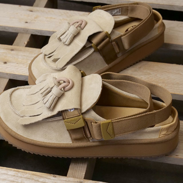 SHAKA（シャカ） 冬サンダル モックミュール タッセルスエード SK-296