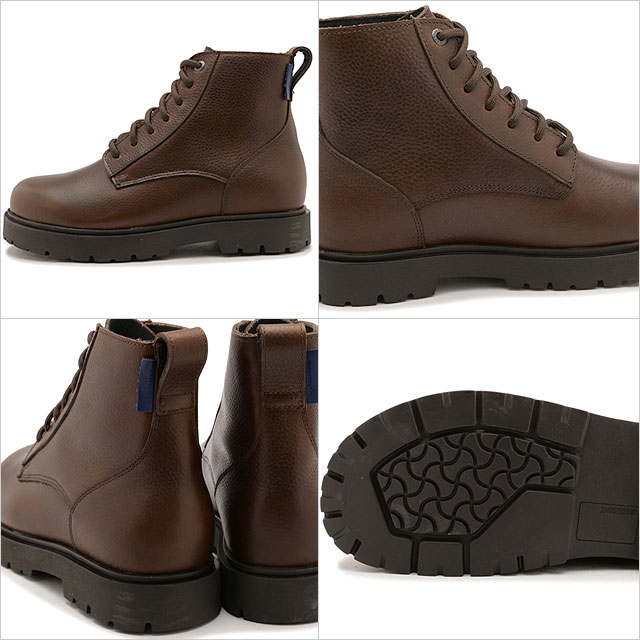 ビルケンシュトック BIRKENSTOCK ハイウッド レース ミッド ウォータープルーフ 1030943 FW25 HIGHWOOD LACE MID WP CHOCOLATE | NATURAL-LEATHER 正規取扱店の画像