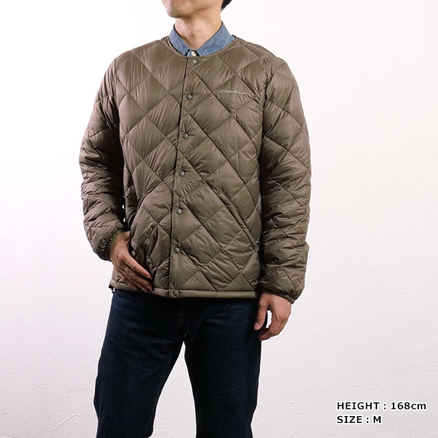 エディー・バウアー Eddie Bauer インナーダウンカーディガン E942456M-38 FW25 INNER DOWN CARDIGAN メンズ ライトダウンジャケット BARK 正規取扱店 | Eddie Bauer | 05