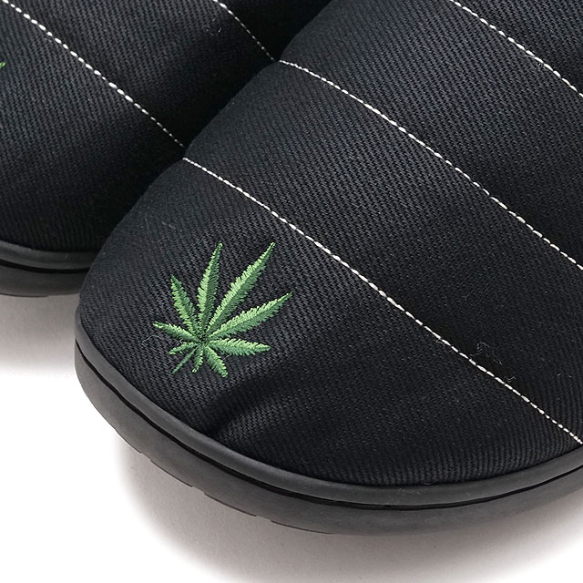 コラボ マナスタッシュ MANASTASH クロッグサンダル スブ ヘンプエンブレム サンダル 792-5993001 FW25 SUBU×MANASTASH HEMP EMB SANDAL 靴 BLK 正規取扱店 | MANASTASH | 03