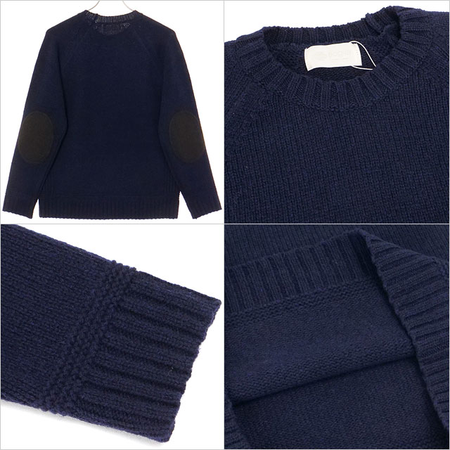 ソリア Soglia ランドノア セーター FW25 LANDNOAH Sweater メンズ・レディース トップス クルーネック ニット 日本製 Navy 正規取扱店_2