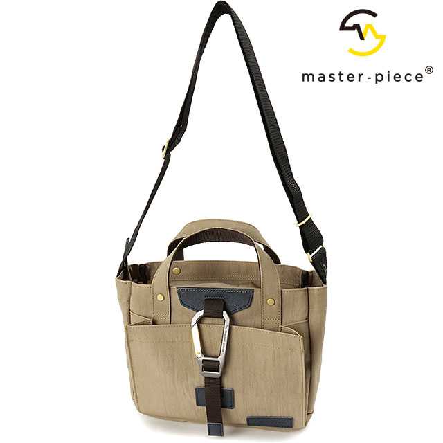マスターピース master-piece 2WAY トートバッグ 02355-v2 FW25 5L link 2-WAY TOTE BAG メンズ・レディース 鞄 ショルダーバッグ 日本製 BEIGE 正規取扱店 | master-piece | 01