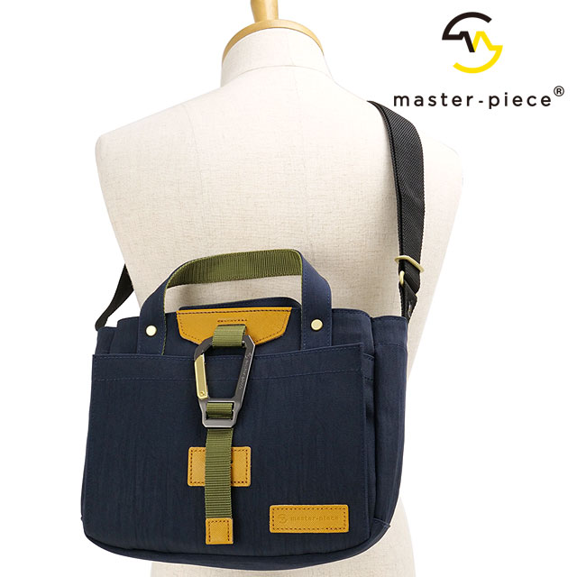 マスターピース master-piece 2WAY トートバッグ 02355-v2 FW25 5L link 2-WAY TOTE BAG メンズ・レディース 鞄 ショルダーバッグ 日本製 NAVY 正規取扱店 | master-piece