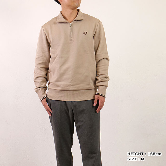 FRED PERRY（フレッドペリー） ハーフジップ スウェットシャツ M3574