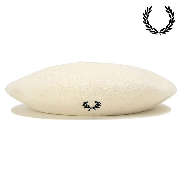 フレッドペリー FRED PERRY ベレー [HW7646-170 FW25Q4] BERET メンズ・レディース 帽子 ベレー帽 ウール ECRU 正規取扱店 FRED PERRY（フレッドペリー） ベレー HW7646-170 FW25Q4 BERET メンズ