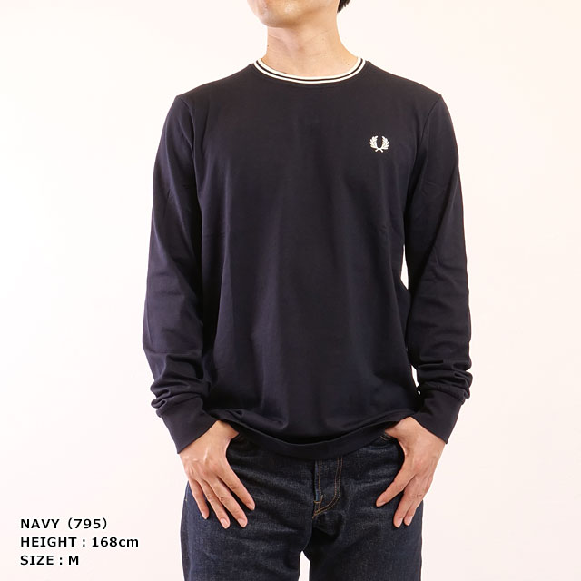 FRED PERRY（フレッドペリー） ロングスリーブ ツインティップドT