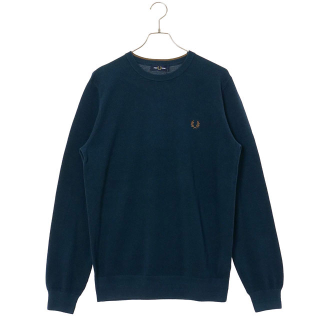 FRED PERRY ネイビー M セーター FRED PERRY（フレッドペリー） ニット セーター メンズ ワッフル