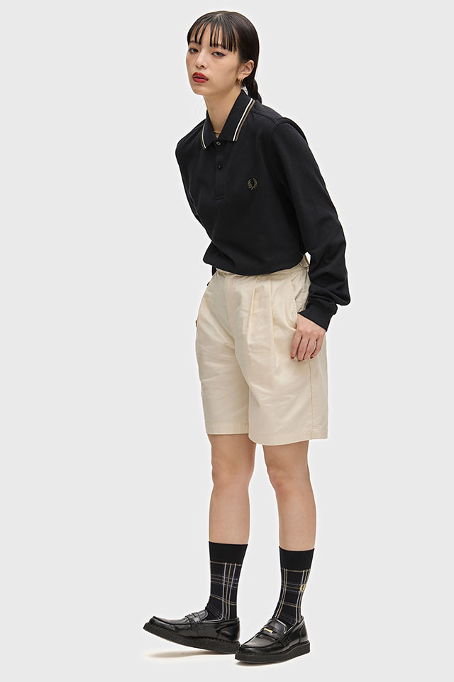 FRED PERRY（フレッドペリー） ロングスリーブ ツインティップド