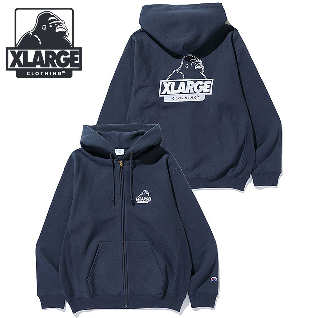 XLARGE（エクストラ ラージ） チャンピオン リバースウィーブ ジップ