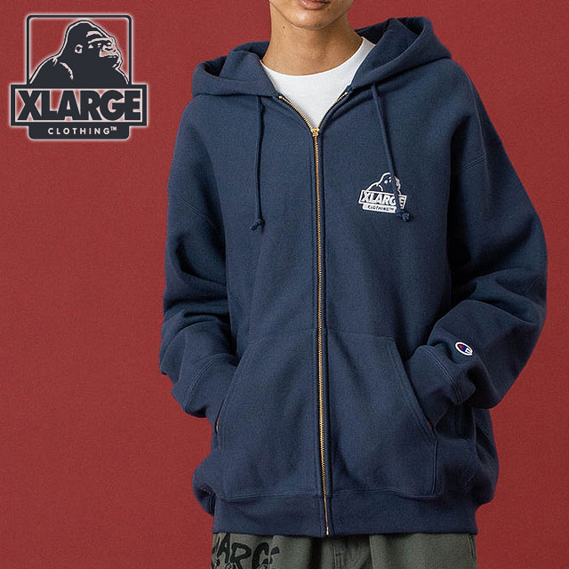 XLARGE（エクストラ ラージ） チャンピオン リバースウィーブ ジップ