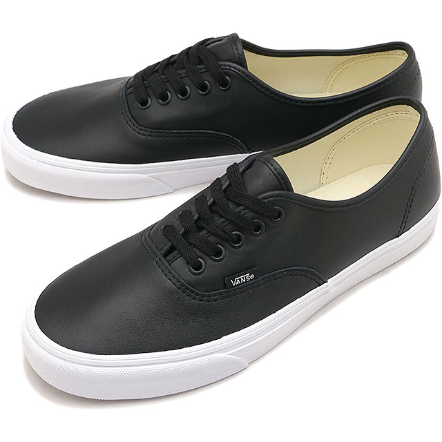 �o���Y VANS �X�j�[�J�[ �����Y �I�[�Z���e�B�b�N VN000EGABPB SS26 Authentic �C ���@���Y 60���N�L�O �u���b�N LEATHER-BLACK TRUE-WHITE ���K�戵�X