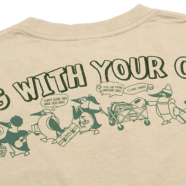 チャムス CHUMS メンズ アンチバグハンティングバグロングスリーブTシャツ CH01-2714 SS26 M Anti-Bug Hunting Bug L S T-Shirt 長袖 虫よけ 正規取扱店 | CHUMS | 04