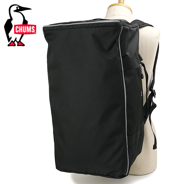 CHUMS - チャムス リサイクルチャムス2通い路ボストンバッグ35L CH60-4026 SS26 Recycle 2way Boston Bag 35 鞄 デイパック 黒いこと Black 置き目取りまわし店 アウトドア、キャンプ、登山-アウトドア、釣り、旅行用品