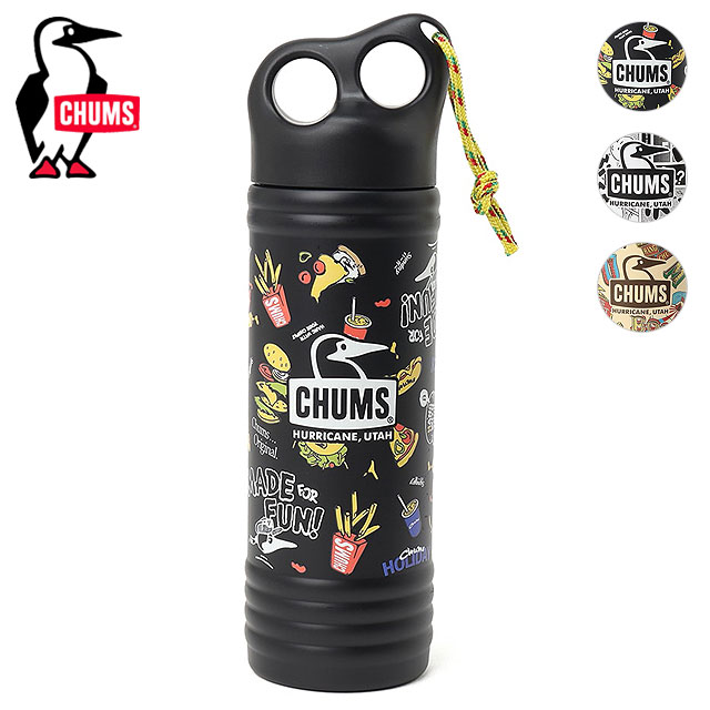supreme ライト・貯金箱・水筒　3点セット CHUMS（チャムス） キャンパーウェーブボトル 500ml パターン CH62