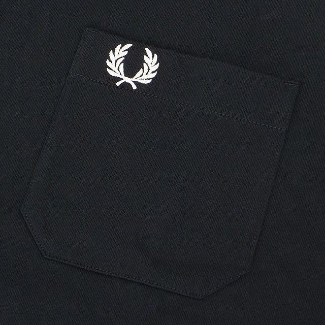 フレッドペリー FRED PERRY メンズ ポケットディテールTシャツ M2408-102 SS26 POCKET DETAIL T-SHIRT トップス 半袖 ポケットTシャツ BLACK 正規取扱店 | FRED PERRY | 03