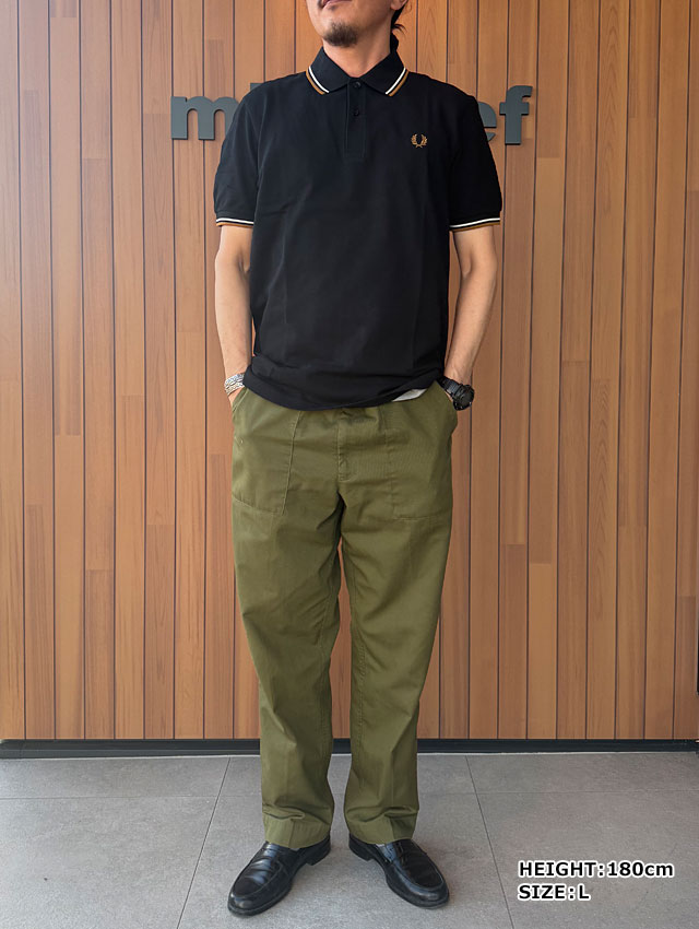 FRED PERRY（フレッドペリー） ポロシャツ メンズ ツインティップド
