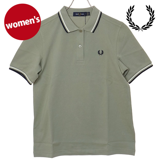 フレッドペリー FRED PERRY レディース ツインティップド フレッドペリーシャツ G3600-15D SS26 TWIN TIPPED FRED PERRY SHIRT SEAGRASS ECRU NAVY 正規取扱店