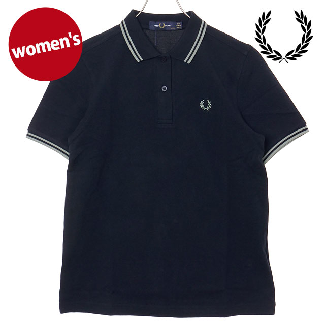 フレッドペリー FRED PERRY レディース ツインティップド フレッドペリーシャツ G3600-T73 SS26 TWIN TIPPED FRED PERRY SHIRT NAVY SEAGRASS 正規取扱店