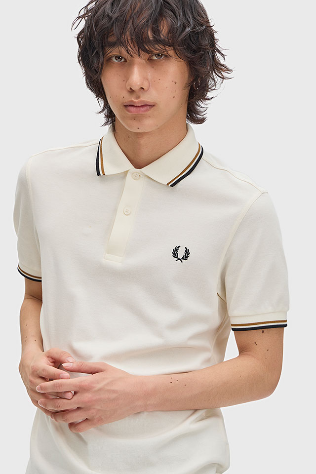 フレッドペリー FRED PERRY ポロシャツ ツインティップド フレッドペリーシャツ M3600-79B SS26Q2 TWIN TIPPED FRED PERRY SHIRT ホワイト系 正規取扱店 | FRED PERRY | 06