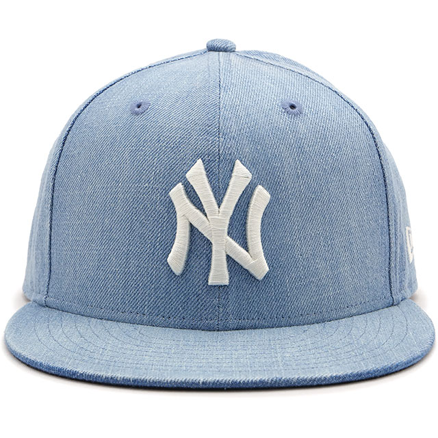 ニューエラ キャップ NEW ERA CAP デニムキャップ ニューヨーク・ヤンキース 14744811 SS26 9FIFTY NEYYAN ブルー ウォッシュドデニム 正規取扱店 | NEW ERA | 01