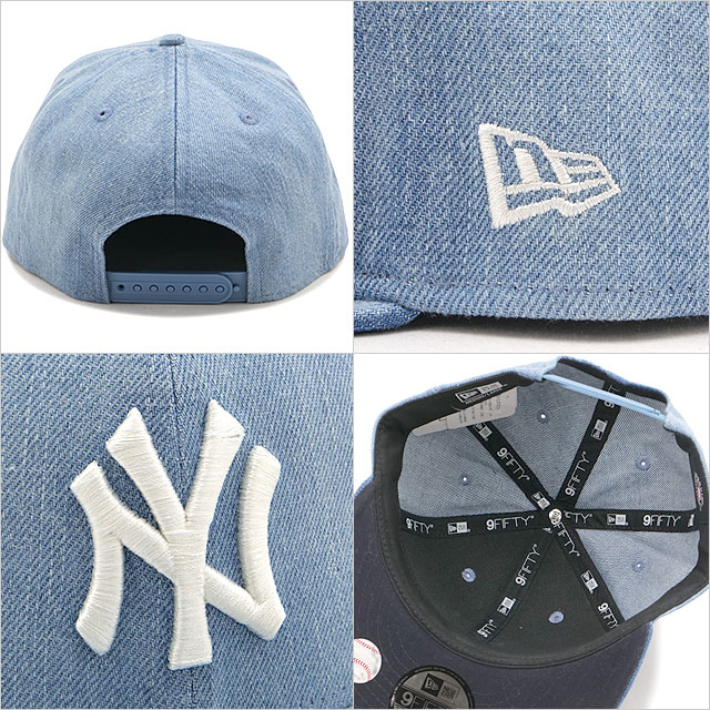 ニューエラ キャップ NEW ERA CAP デニムキャップ ニューヨーク・ヤンキース 14744811 SS26 9FIFTY NEYYAN ブルー ウォッシュドデニム 正規取扱店 | NEW ERA | 02