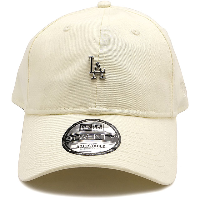 ニューエラ キャップ NEW ERA CAP ロサンゼルス・ドジャース メタルロゴミニ 14745087 SS26 9TWENTY LOSDOD METAL LOGO MINI MLB クロームホワイト 正規取扱店 | NEW ERA | 01