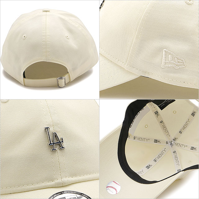 ニューエラ キャップ NEW ERA CAP ロサンゼルス・ドジャース メタルロゴミニ 14745087 SS26 9TWENTY LOSDOD METAL LOGO MINI MLB クロームホワイト 正規取扱店 | NEW ERA | 02