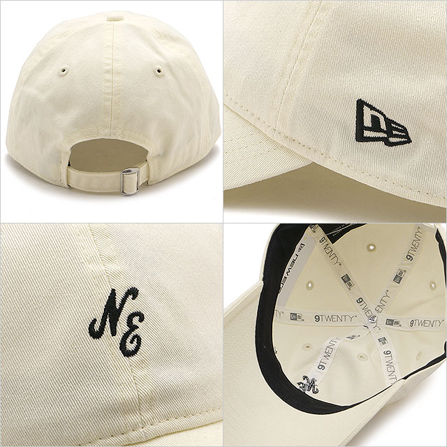 ニューエラ キャップ NEW ERA CAP クラシックロゴ 14745116 SS26 9TWENTY CLNE CRM 261 帽子 サイズ調整可能 ホワイト クローム 正規取扱店 | NEW ERA | 02