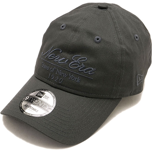 ニューエラ キャップ NEW ERA CAP スクリプトトーナル 14745119 SS26 9TWENTY CL SCRIPT TONAL 帽子 サイズ調整可能 カツラギコットン グレー 正規取扱店 | NEW ERA
