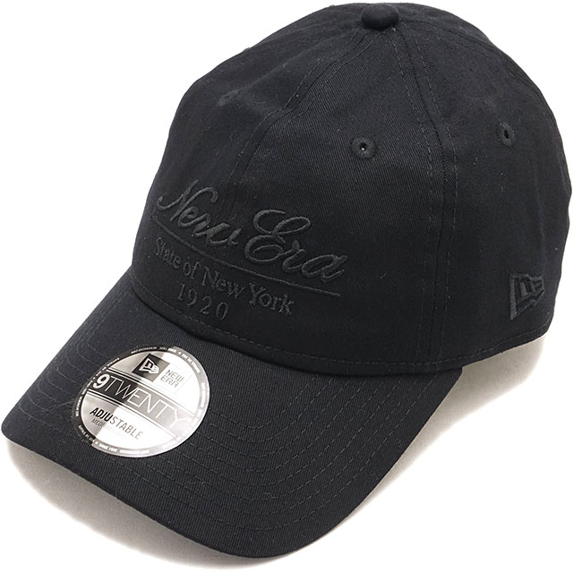 �j���[�G�� �L���b�v NEW ERA CAP �X�N���v�g�g�[�i�� 14745120 SS26 9TWENTY CL SCRIPT TONAL �X�q �T�C�Y�����\ �J�c���M�R�b�g�� �u���b�N ���K�戵�X