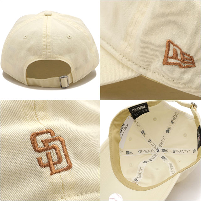 ニューエラ キャップ NEW ERA CAP サンディエゴ・パドレス 14745031 SS26 9TWENTY SADPAD BEIGE SWEAT BAND ユニセックス 帽子 MLB ホワイト系 正規取扱店 | NEW ERA | 02