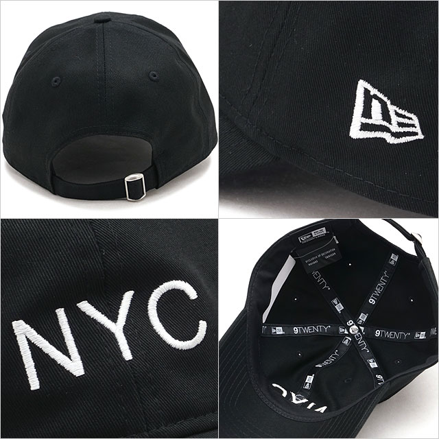 ニューエラ キャップ NEW ERA CAP ニューヨークシティ 14745041 SS26 9TWENTY NYC メンズ・レディース 帽子 サイズ調整可能 ブラック 正規取扱店 | NEW ERA | 02