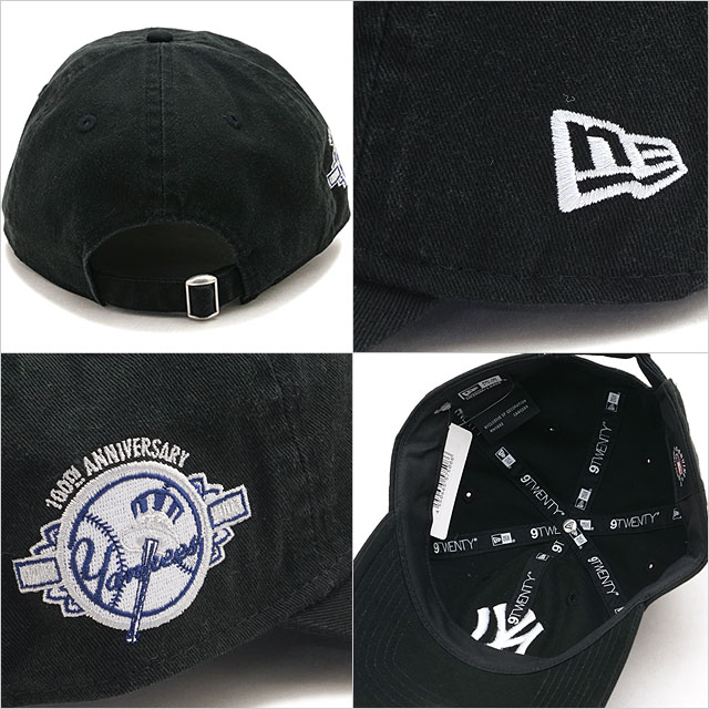 ニューエラ キャップ NEW ERA CAP ニューヨーク・ヤンキース 14745048 SS26 9TWENTY NEYYAN SIDE PATCH 帽子 MLB サイズ調整可能 ブラック 正規取扱店 | NEW ERA | 02