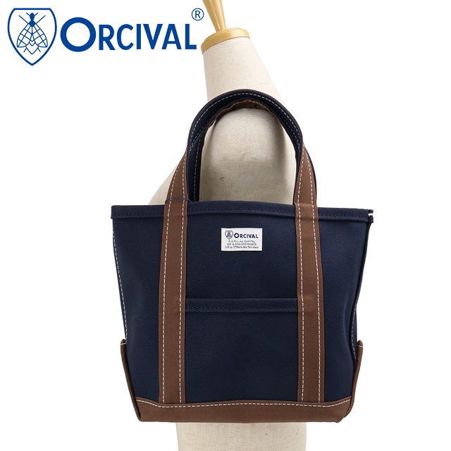 �I�[�V�o�� ORCIVAL �g�[�g�o�b�O �X���[�� OR-H0285-KWC TOTE BAG SMALL �� ���{�� �L�����o�X�g�[�g ���T�C�Y ���z �l�C�r�[ MARINE HAZELNUT ���K�戵�X