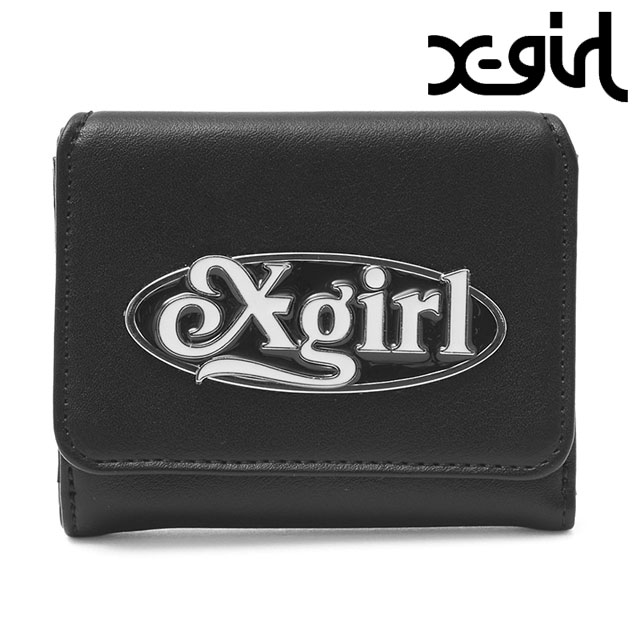 X-girl（エックスガール） レディース オーバルロゴクラスプ フェイク
